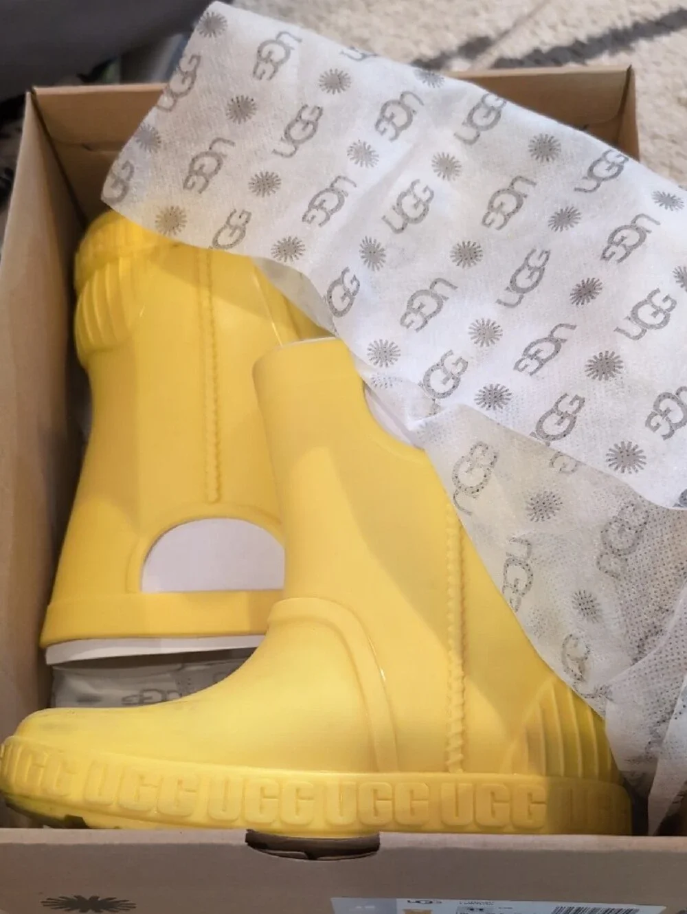 UGG bright yellow